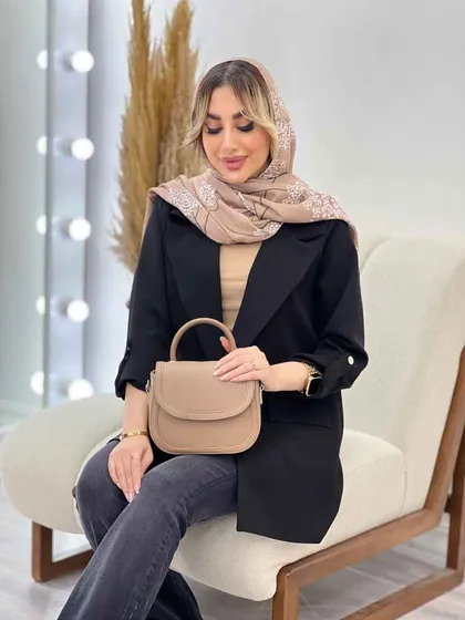 مانتو دو جیب آستین پاگن