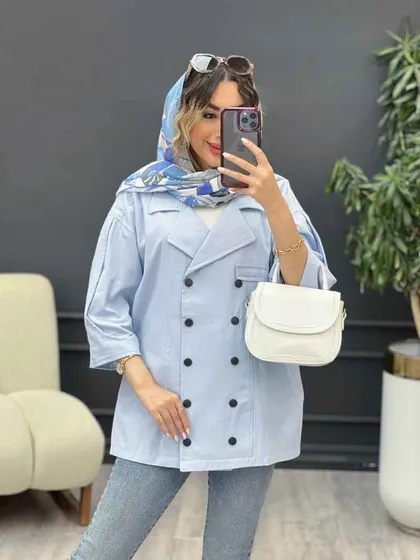 مانتو لینن ده دکمه