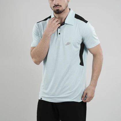 پولوشرت ورزشی مردانه پولانو مدل CN-PY-39021 آبی روشن