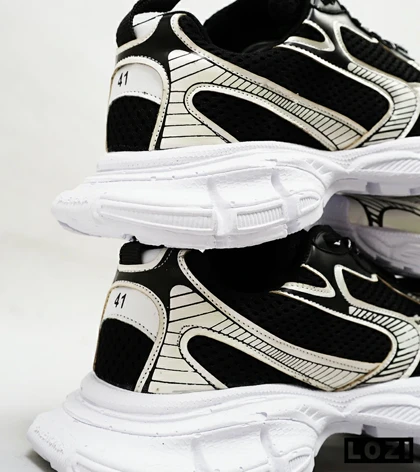 کفش کتانی مردانه و زنانه مشکی کرم Balenciaga 3XL