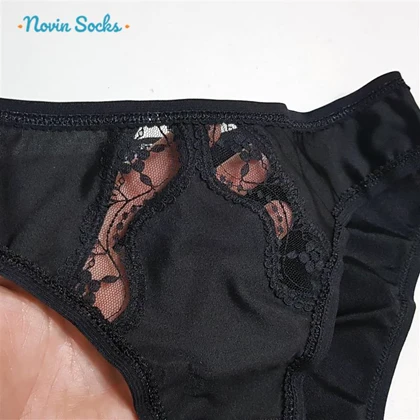 شورت زنانه لین مدل اسلیپ گیپور گل‌دار کد 4681-602