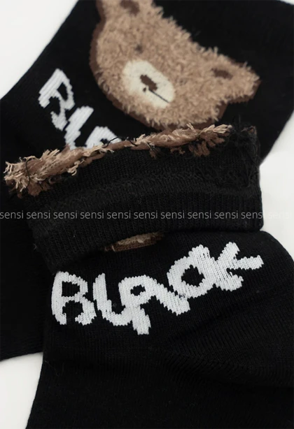 جوراب نیم ساق خرسی کد1004991