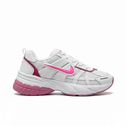 کفش کتانی نایک V2K Run سفید سرخابی کد 295097