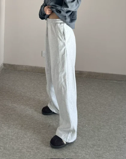 شلوار دورس بالون pull & bear طوسی ملانژ کد 264