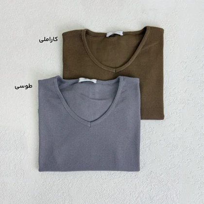 تیشرت کراپ زنانه لب دالبری | آی بولک