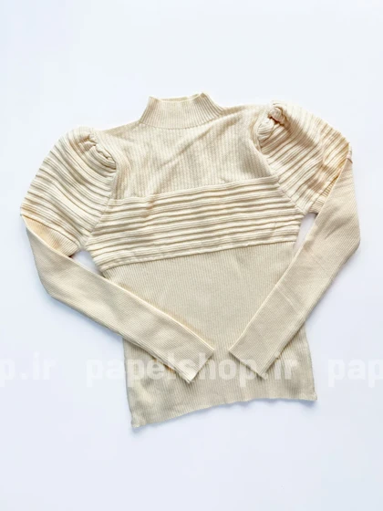 بلوز اسکی بافت گپ آستین بلند