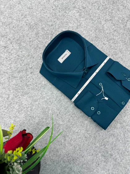 پیراهن ساده مردانه قواره کلاسیک _ استین بلند