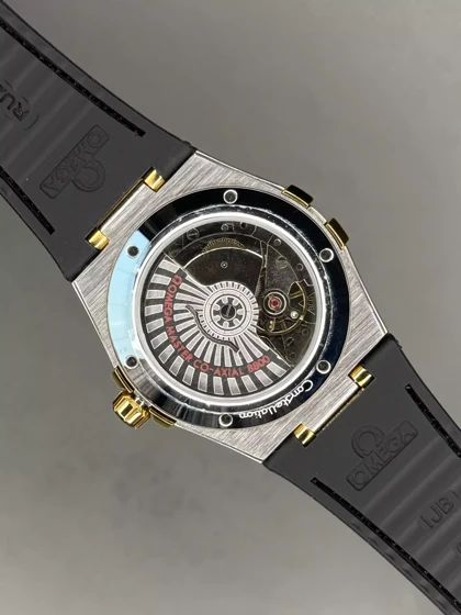 ساعت مچی امگا کانستلیشن قاب سیلور صفحه مشکی Omega Constellation