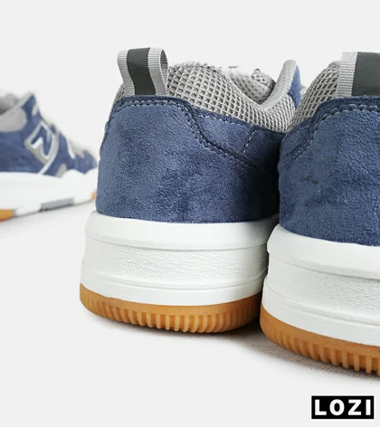 کفش کتانی مردانه و زنانه طوسی آبی NEW BALANCE 550