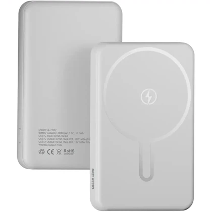 پاور بانک وایرلس گرین لاین مدل GL-PX86 ظرفیت 10000 میلی آمپرساعت