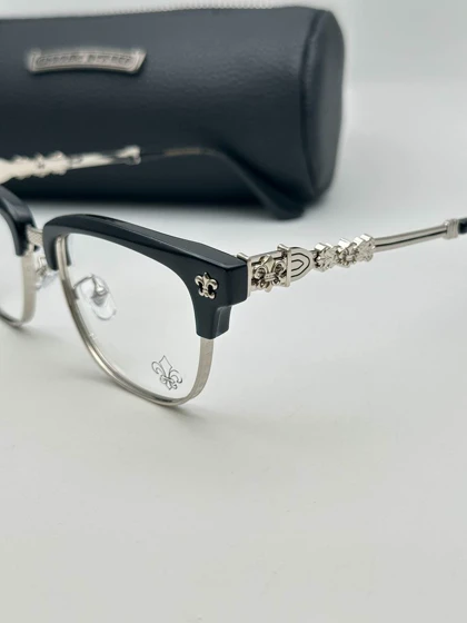 عینک کلاب مستر کروم هارتز کد 555 Chrome Hearts