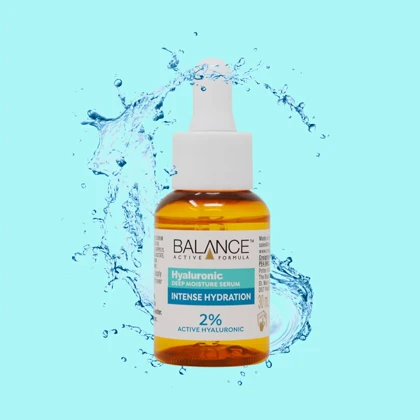 سرم آبرسان پوست بالانس, Balance مدل Hyaluronic 2% حاوی هیالورونیک اسید 2٪ حجم 30 میلی‌لیتر