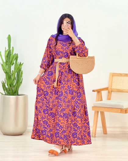 پیراهن ساحلی متین(38)کد:5355