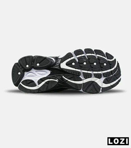 کفش کتانی مردانه و زنانه مشکی سفید Saucony pro grid omni 9 مدل 8648