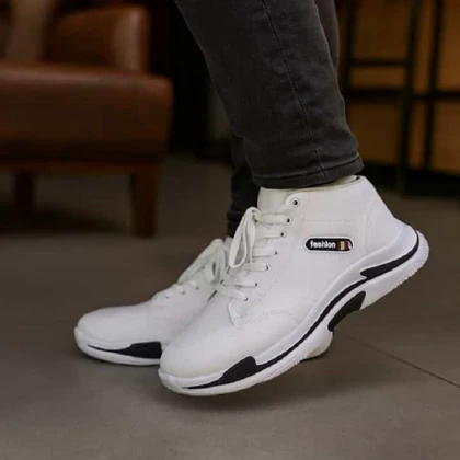 کفش ساق‌دار مردانه EMTO-سفید ویژه