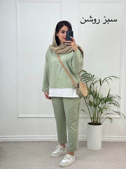 ست مانتو شلوار مام استایل