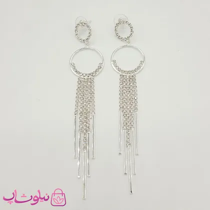 گوشواره آویز زنانه مجلسی پرنگین