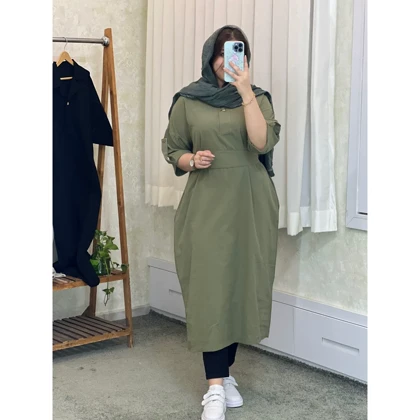 کفتان خمره ای دانشجویی اداری بلند