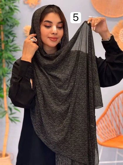 3247-شال مشکی آرامیس