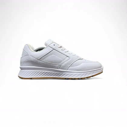 کفش مردانه چرمی مدل اکو بیوم سفیدکاراملی