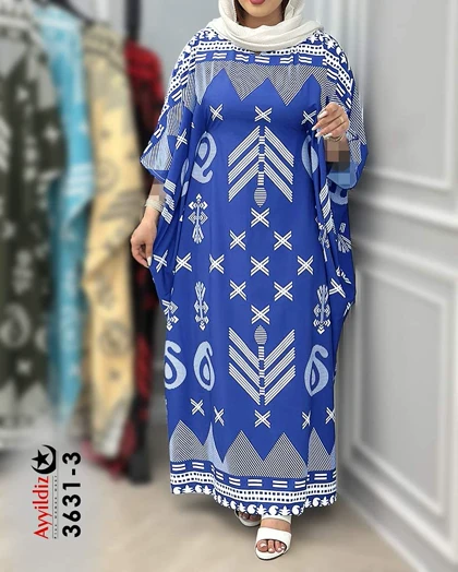 مانتو / پیراهن / کفتان زنانه سایز بزرگ کد 3631