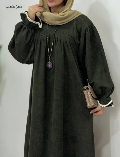 پیراهن مانتویی پاییزه رایلی 5 با کد 4450