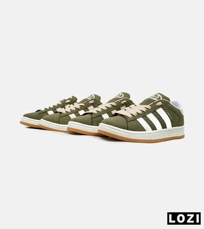 کفش کتانی زنانه و مردانه سبز کرم ADIDAS Campus