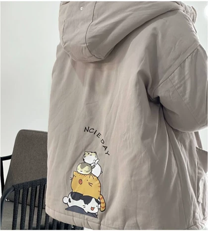 کاپشن کتان آستردار کد 4253