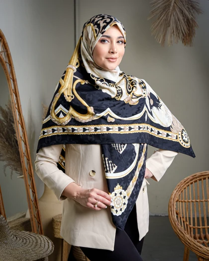 روسری ابریشم ژاکارد هرمس2 30136