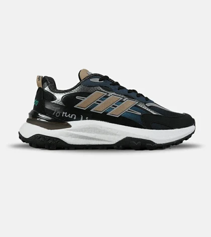 کفش کتانی مردانه و زنانه مشکی سرمه ای Adidas More Than Speed مدل 7553