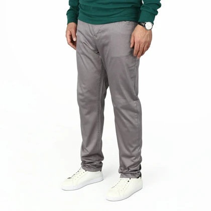 شلوار کتان راسته مردانه مدل 66797