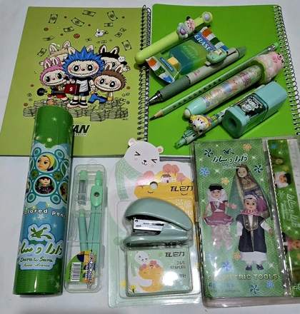 ست لوازم التحریر پک لوازم تحریر پسرانه دخترانه