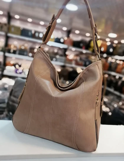 کیف زنانه دوشی مدل شل دوزیپ