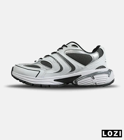 کفش کتانی مردانه سفید طوسی DIESEL S-SERENDIPITY SPORT مدل 7718