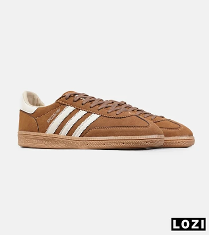 کفش کتانی مردانه و زنانه قهوه ای ADIDAS Spezial مدل 9101