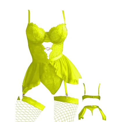 بادی فنردار جورابدار برند لاوین رنگ فسفری کد 4190