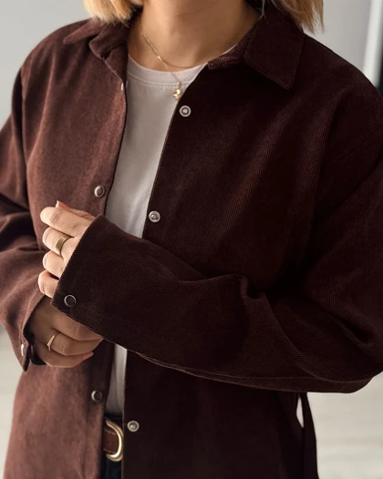 شومیز کتی Hope ( قهوه ای )