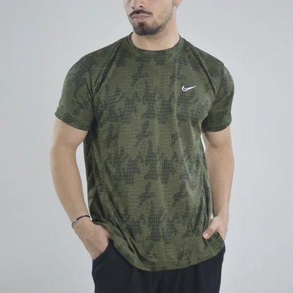 تیشرت ورزشی مردانه نایک مدل VHD-Dri Fit-4K0983 یشمی