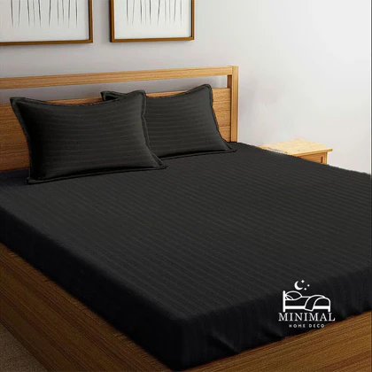 سرویس ملحفه و روبالشتی مینیمال هتلی راه راه