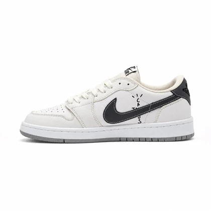 کفش و کتانی مردانه مدل نایک ترویس NIKE TRAVIS رنگ سفید طوسی کد 31003