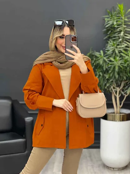 مانتو لینن سرشانه ژیله