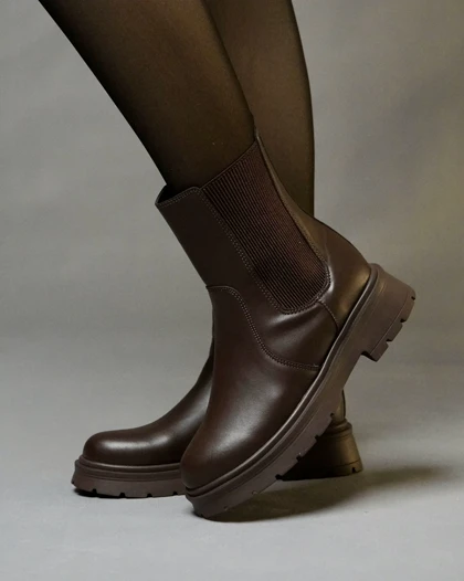 کفش زمستانی زنانه نیم بوت کاترین