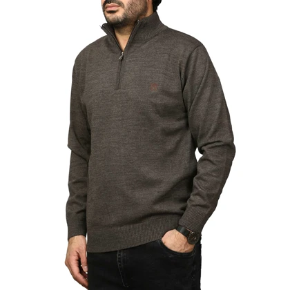 پلیور بافت نیم زیپ ماراتن مدل 17198510