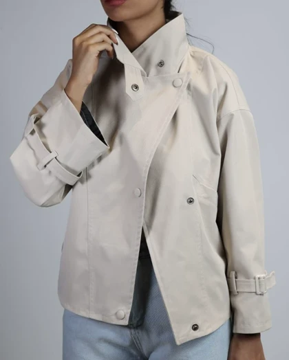 بارانی یقه دکمه   کد 600035