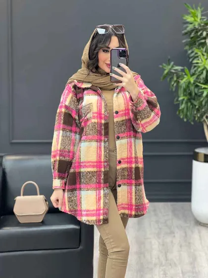 شکت چهارخونه تک جیب
