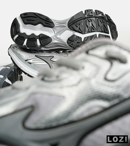 کفش کتانی مردانه طوسی سفید MIZUNO Halo Mix Cool