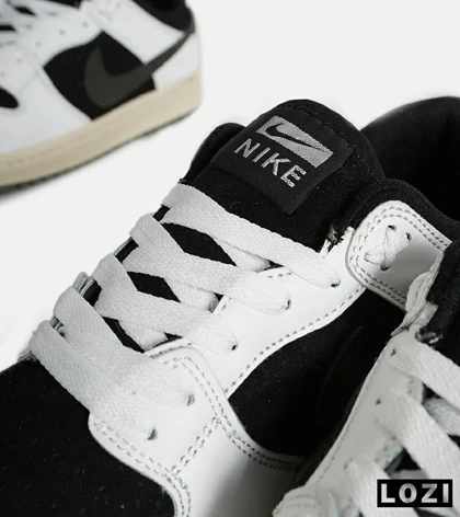 کفش کتانی مردانه و زنانه سفید مشکی نایک NIKE SB Dunk مدل 7065