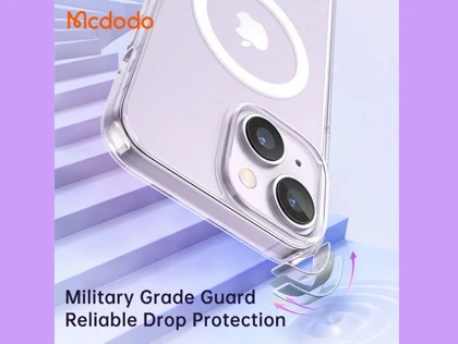 قاب محافظ مگ سیف آیفون 14 پلاس شفاف مک دودو Mcdodo Crystal PC-3091 Apple iPhone 14 Plus Magsafe Case