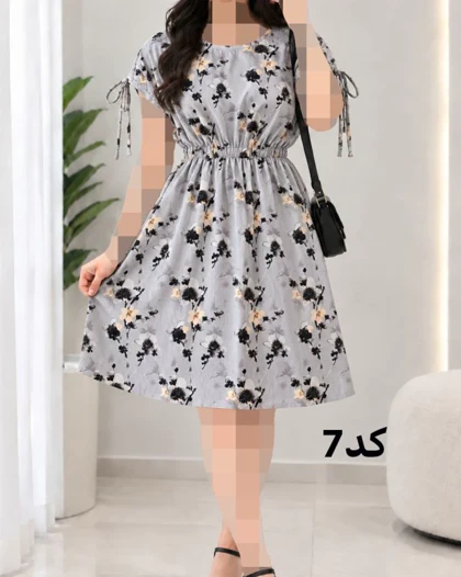پیراهن کوتاه کمرکش SH7643