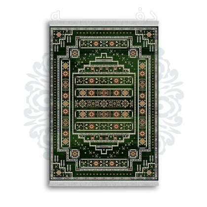 فرشینه از جنس پارچه هازان مخمل ترک طرح سنتی و مدرن برند دفه کد DAMG363